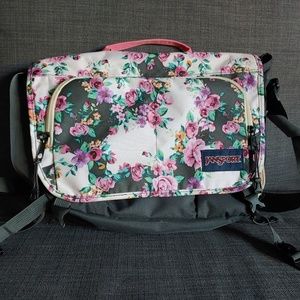 Floral Task Jansport Messenger Bag